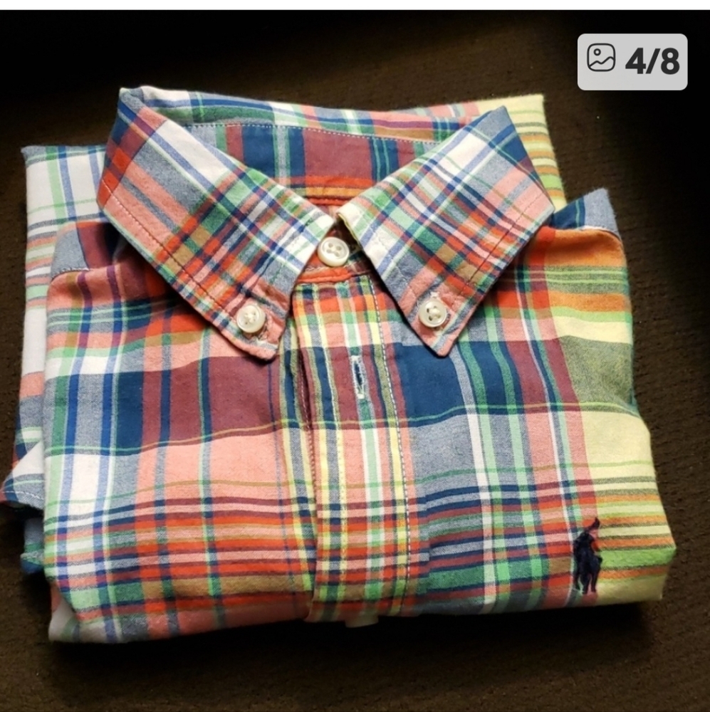 Ralph Lauren Multicolor Plaid Toðdler's Shirt Size